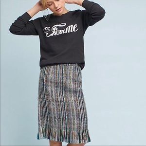 Maeve by Anthropologie tweed skirt